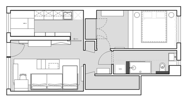 Plano de apartamento